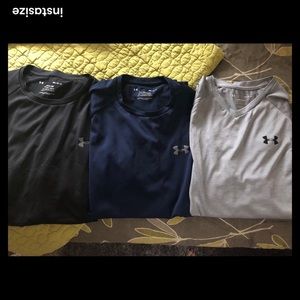 Bundle of three Under Armour Dri Fit Shirts
